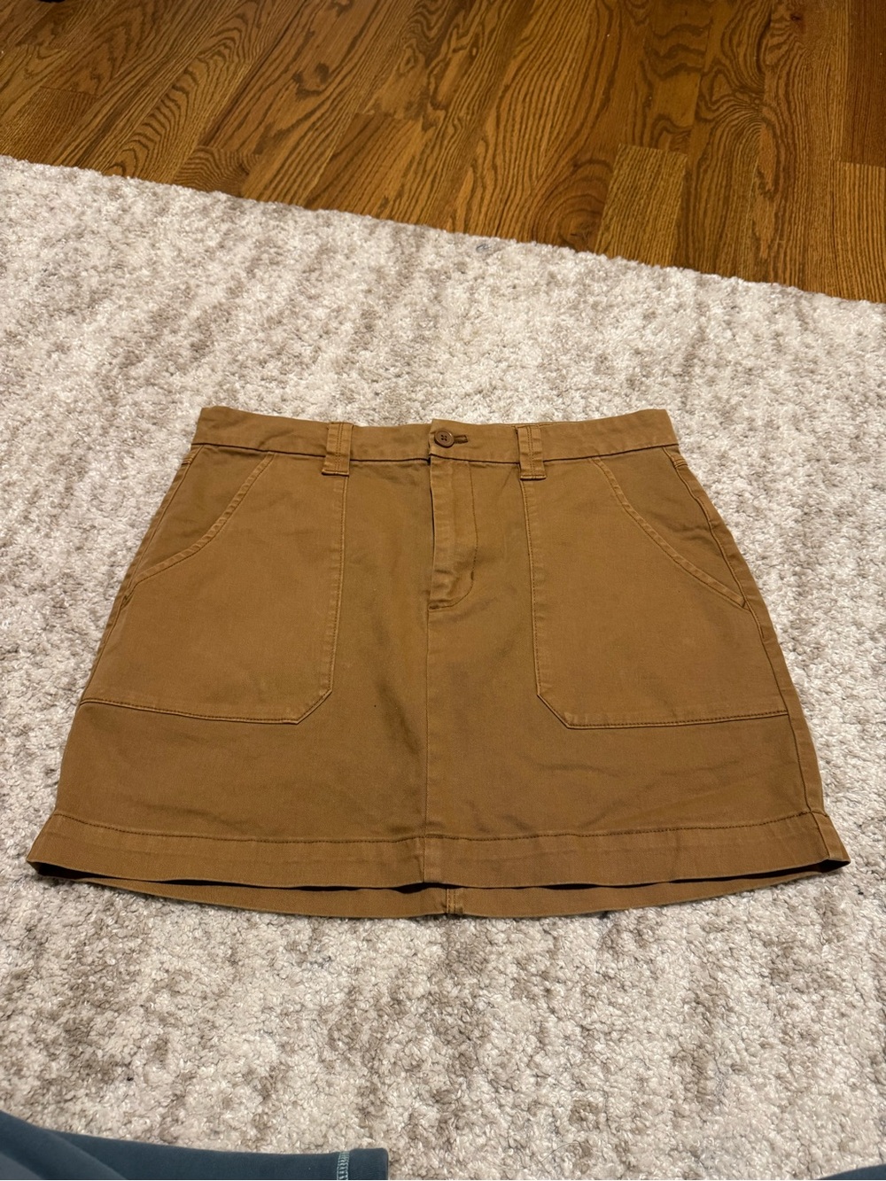 Sanctuary Caramel Brown Utility Mini Skirt